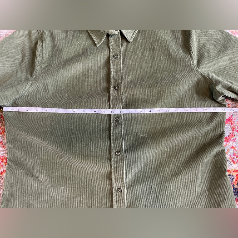 Wildfang Olive Corduroy Shirt - Picture 5 of 6
